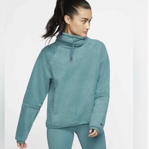 Womens Nike therma training fleece sweater